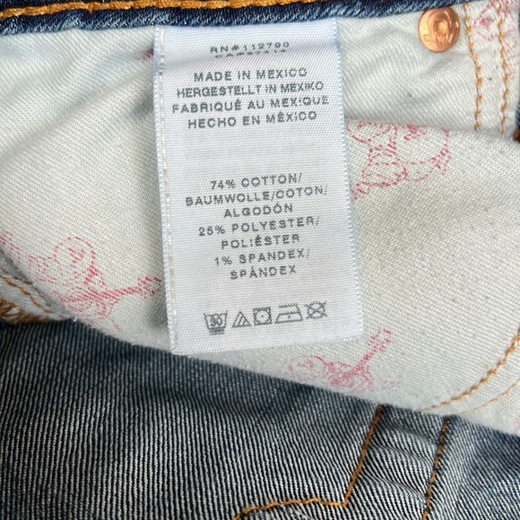 True Religion World Tour Section Skinny Low Waist Skinny Denim Jeans Size 27 Y2K - Picture 15 of 15